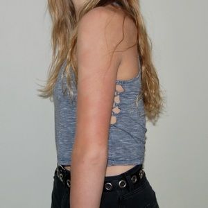 Loose Fitted Tank w/ Side Cut Outs